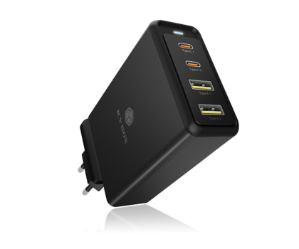 Ładowarka i akumulator ICYBOX Ładowarka IB-PS104-PD 100 Watt 2 x Type-C + 2 x Type-A